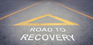 A graphic reading road to recovery