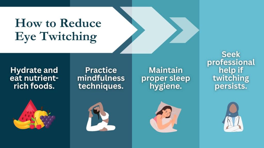 Alcohol withdrawal eye twitch