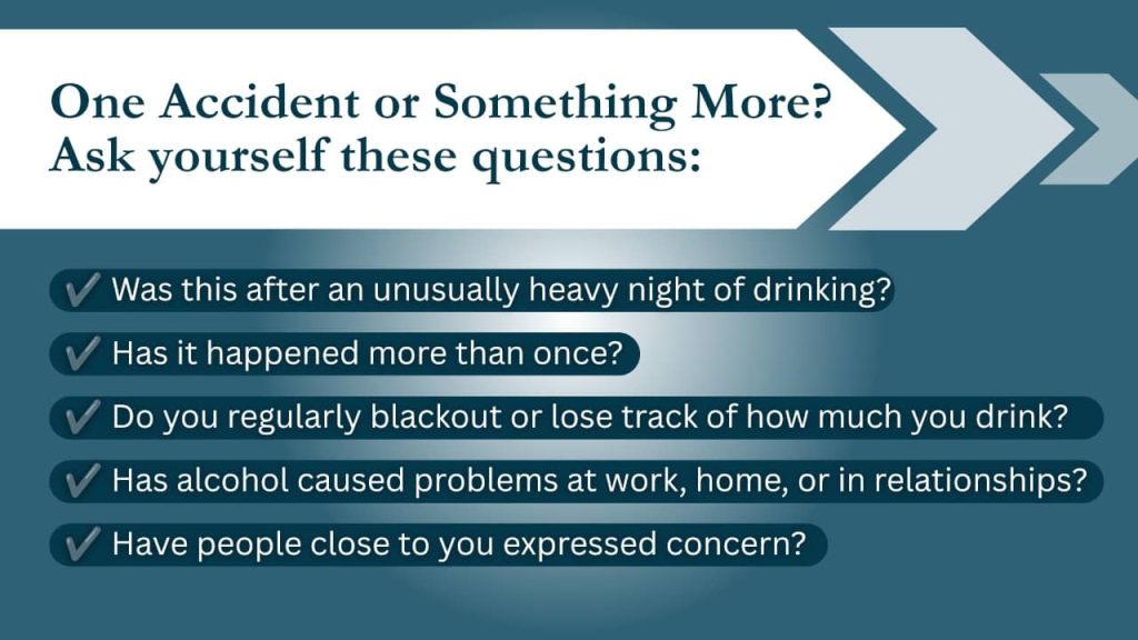Is bed wetting a sign of alcoholism