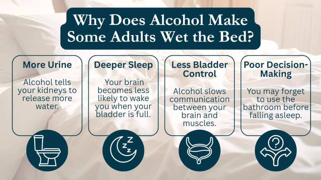 Why does alcohol make people wet the bed